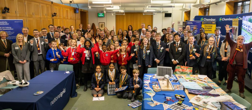 Solar for Schools showcasing their powerful impact on sustainable education at the parliamentary event.