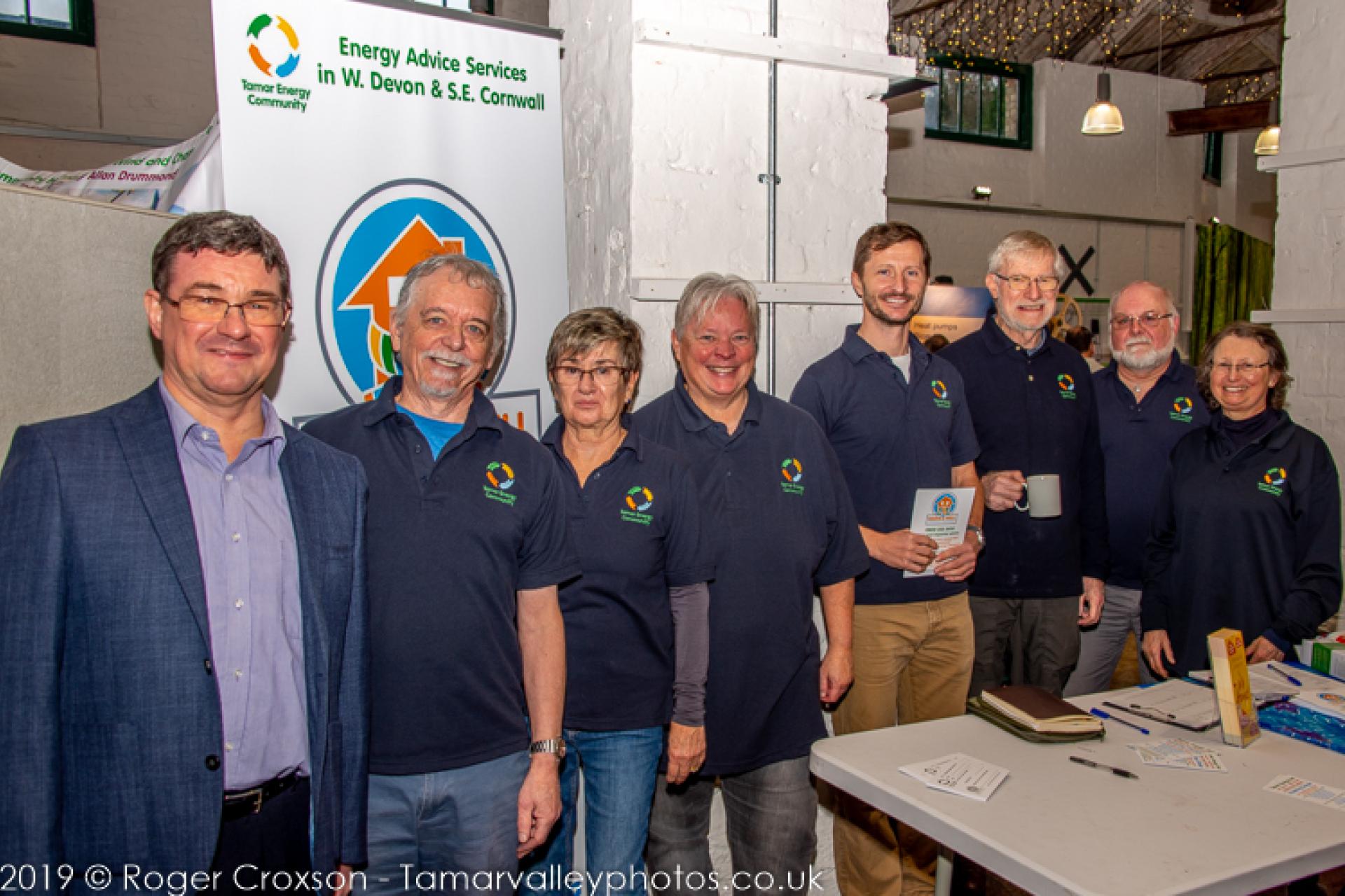 Tamar Energy Community volunteers at an event