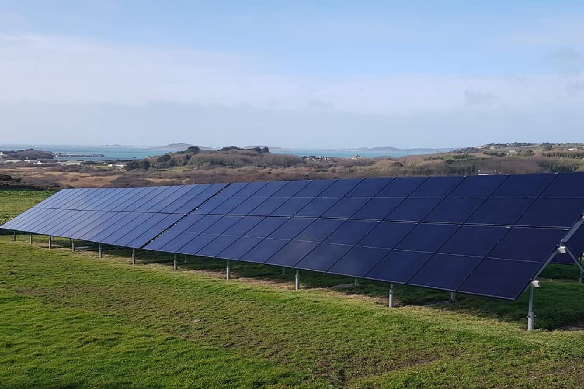 Isle of Scilly ground mount solar farm