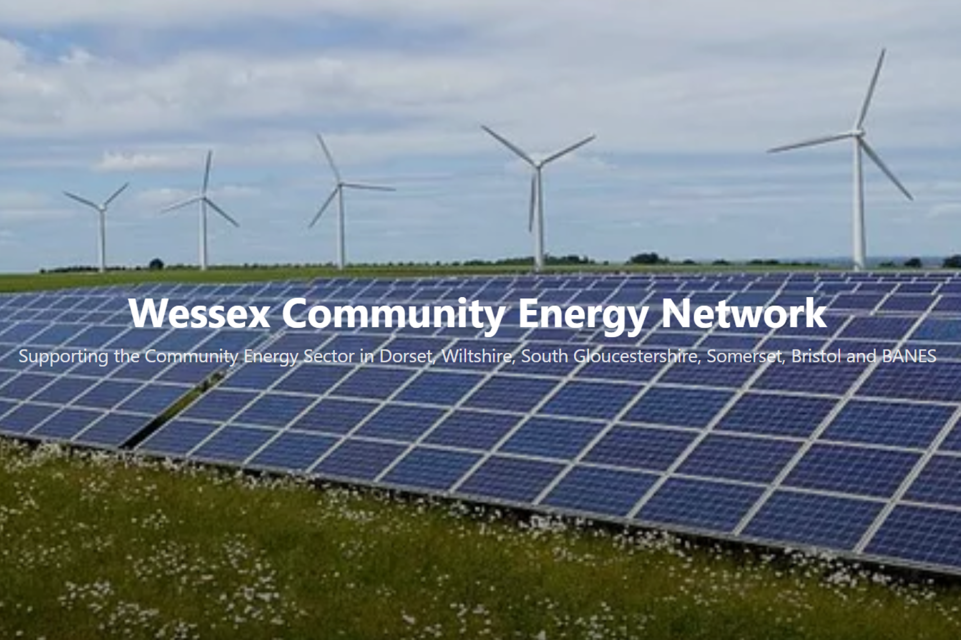 Wessex Community Energy Network poster