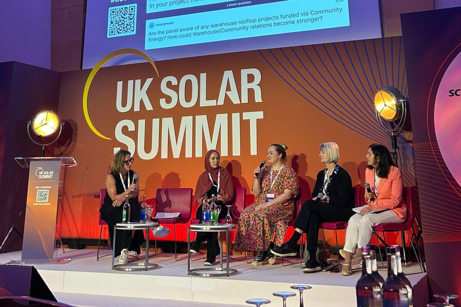 UK Solar Summit panel discussion