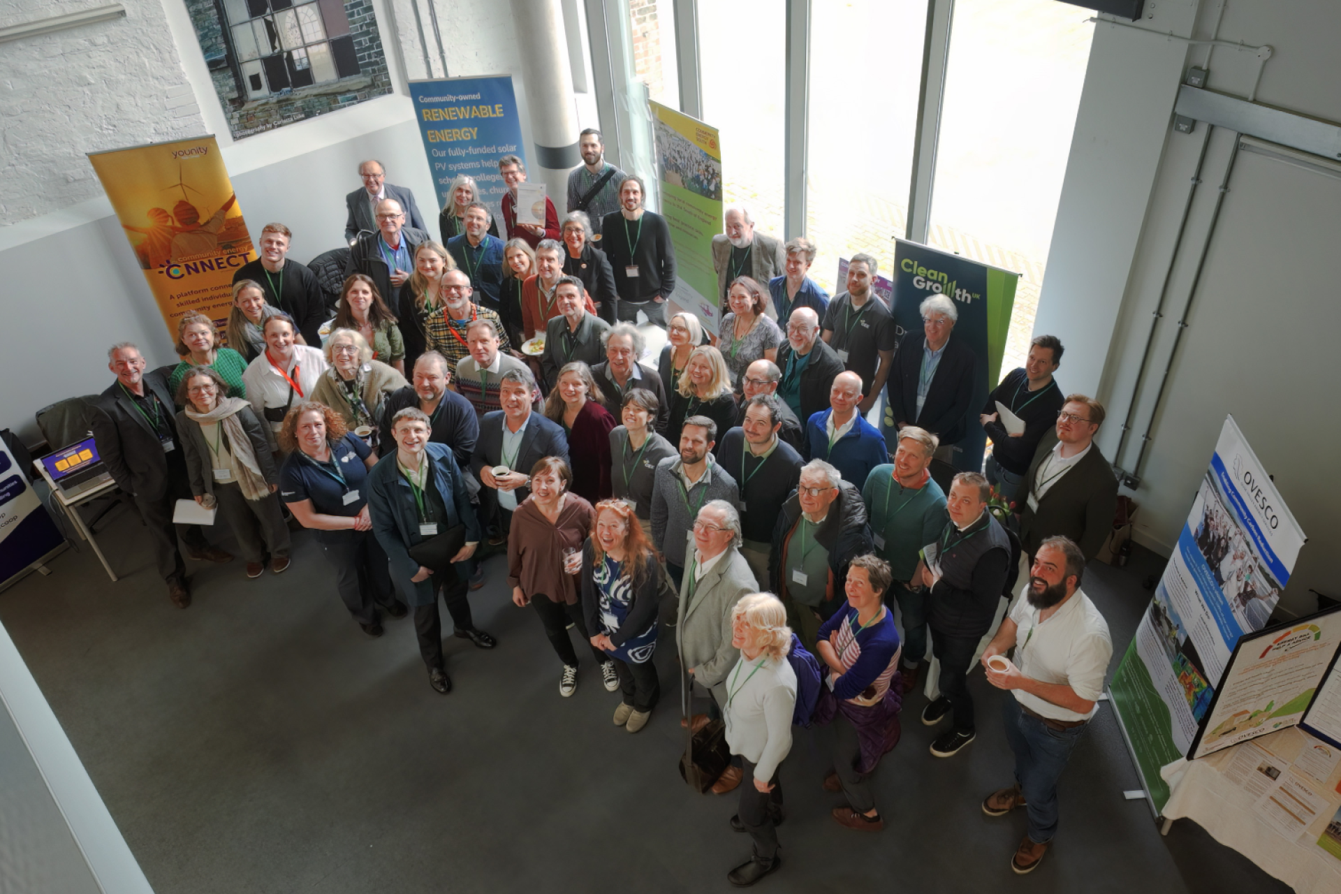 A picture taken of all the participants at Community Energy Englands South East regional conference. 