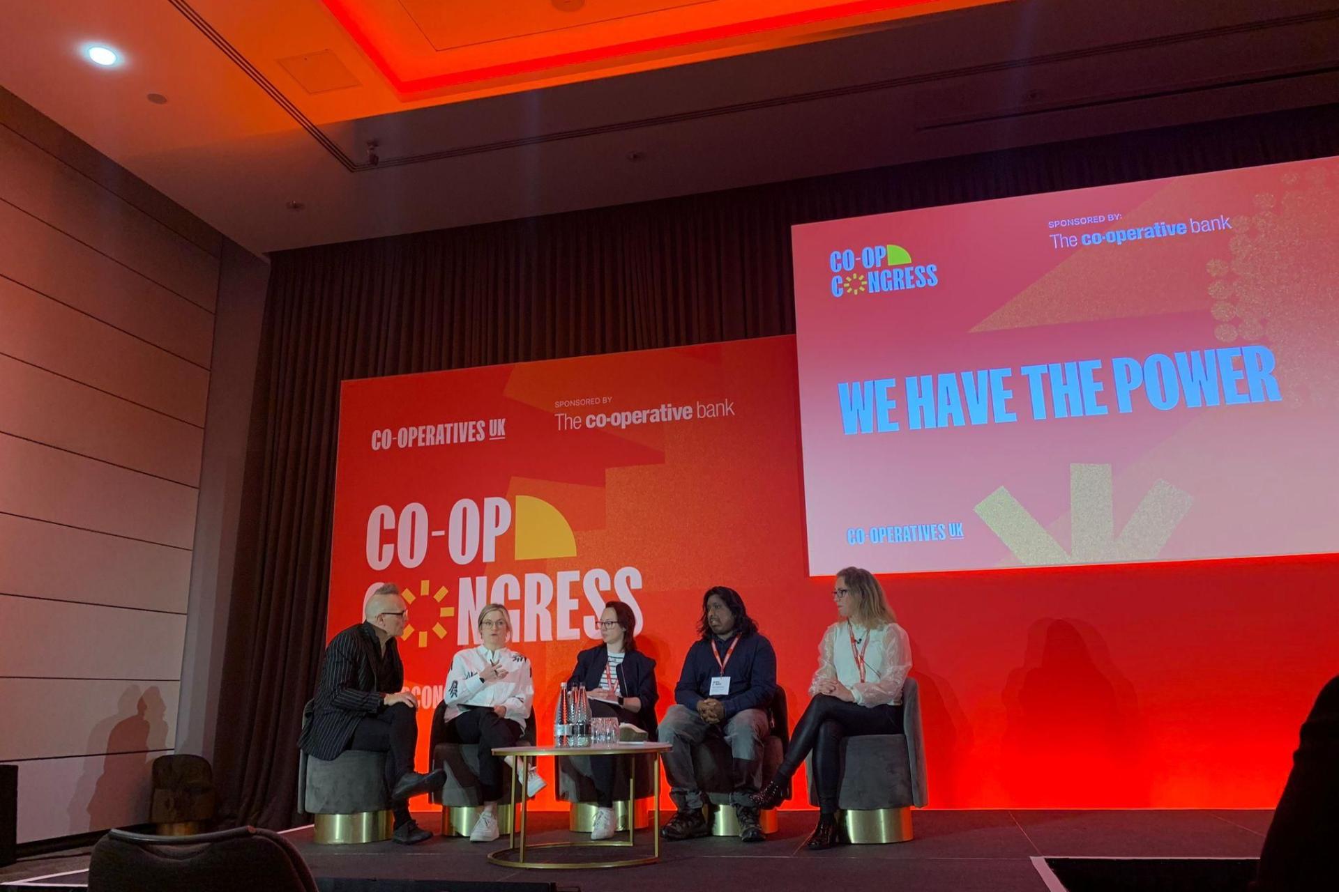 Experts sharing insights on community-led energy projects.